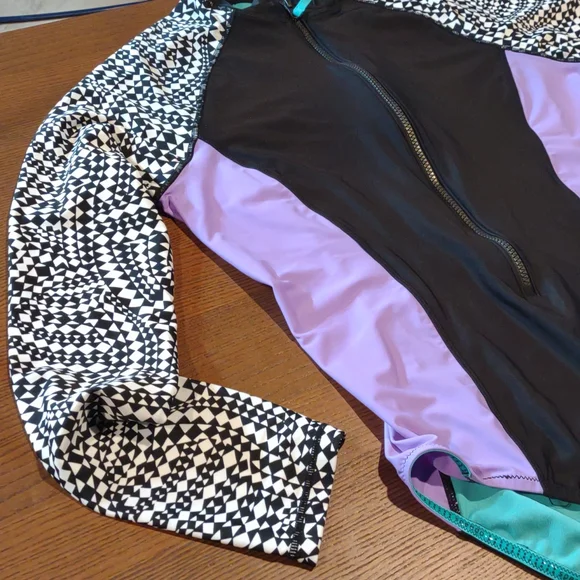 Woman Speedo Swim Coverup Jacket Size XL - Picture 2 of 6